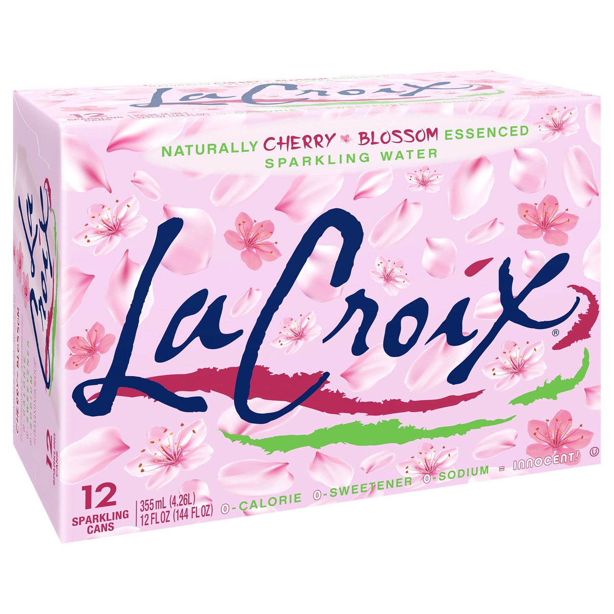 slide 5 of 11, La Croix Cherry Blossom - 144 fl oz, 1 ct