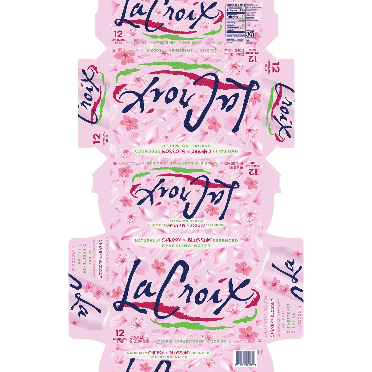 slide 3 of 11, La Croix Cherry Blossom - 144 fl oz, 1 ct