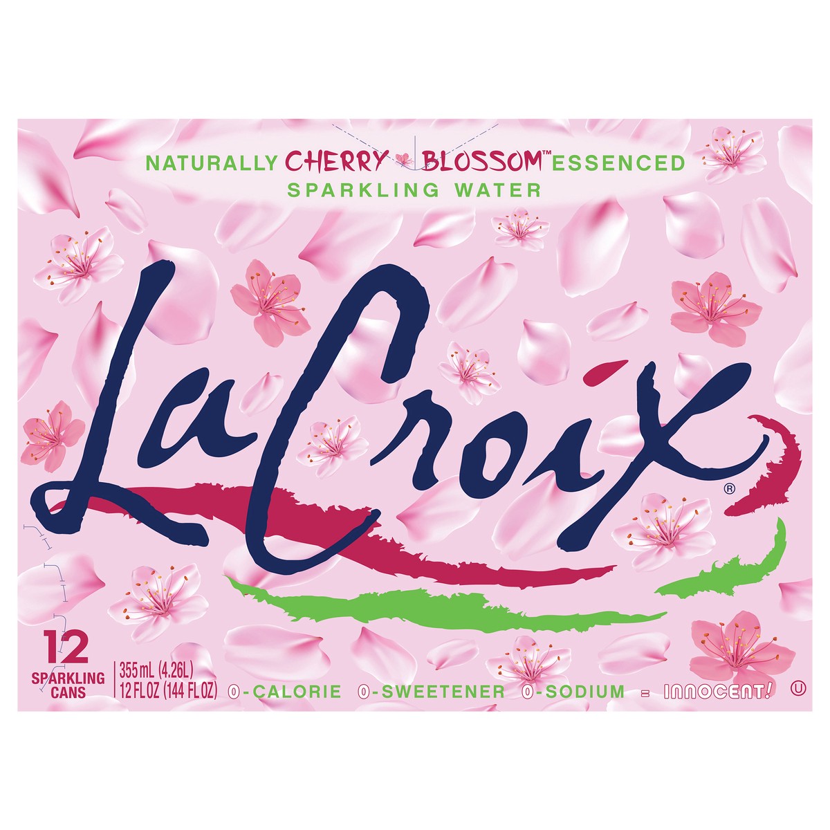 slide 1 of 11, La Croix Cherry Blossom - 144 fl oz, 1 ct