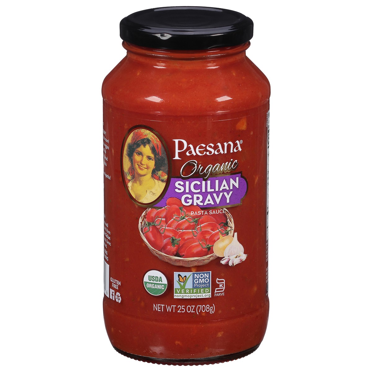 slide 1 of 9, Paesana Organic Sicilian Gravy Pasta Sauce 25 oz, 25 oz