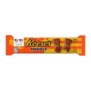 slide 1 of 1, Reese's Milk Chocolate King Size Peanut Butter Medals, Candy Pack, 2.4 oz, 2.4 oz