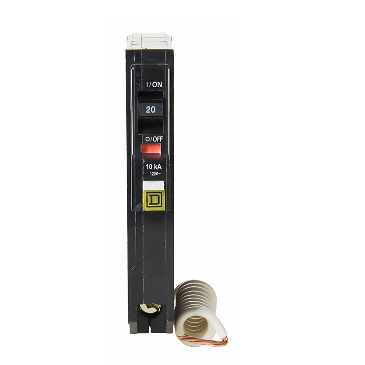slide 1 of 5, Square D QO 20-amp 1 -Pole Combination arc fault Circuit Breaker, 1 ct