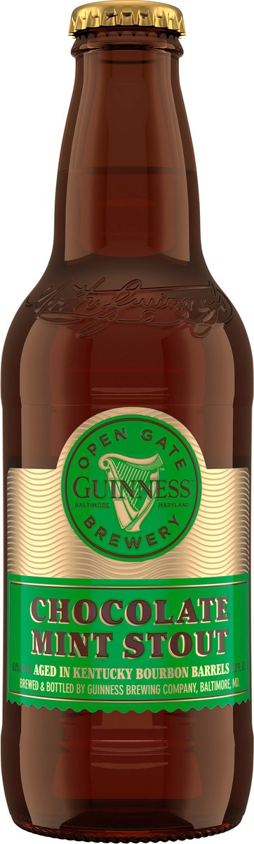 slide 5 of 7, Guinness Barrel Aged Chocolate Mint Stout 11.2oz Bottle, 11.2 oz