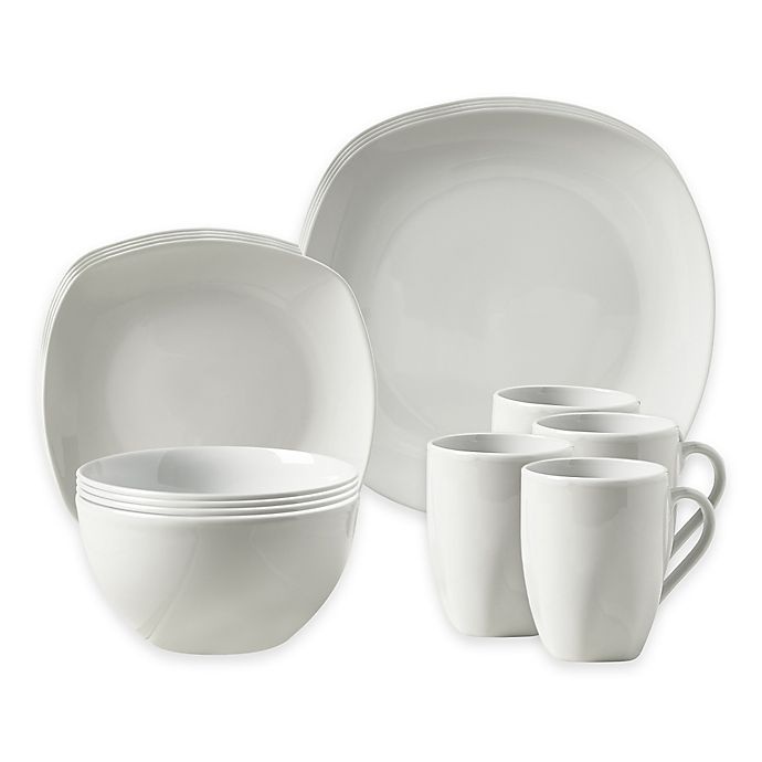 slide 1 of 2, Tabletops Gallery Tabletops Unlimited Logan Dinnerware Set - White, 16 ct