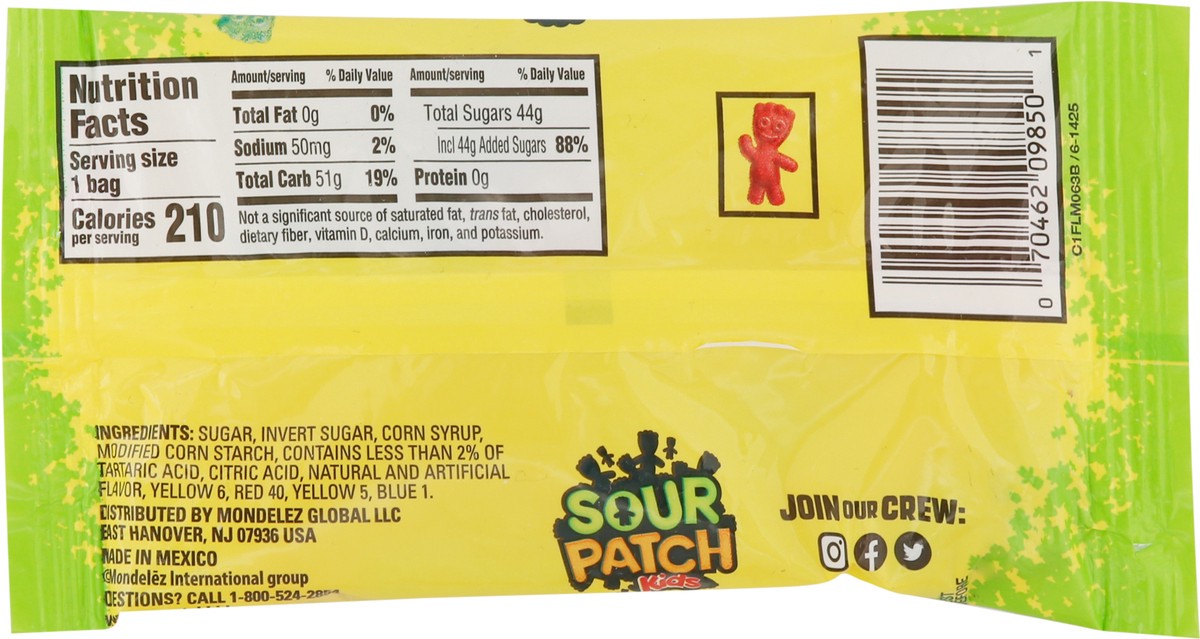 slide 8 of 9, SOUR PATCH KIDS Soft & Chewy Candy, 2 oz, 2 oz