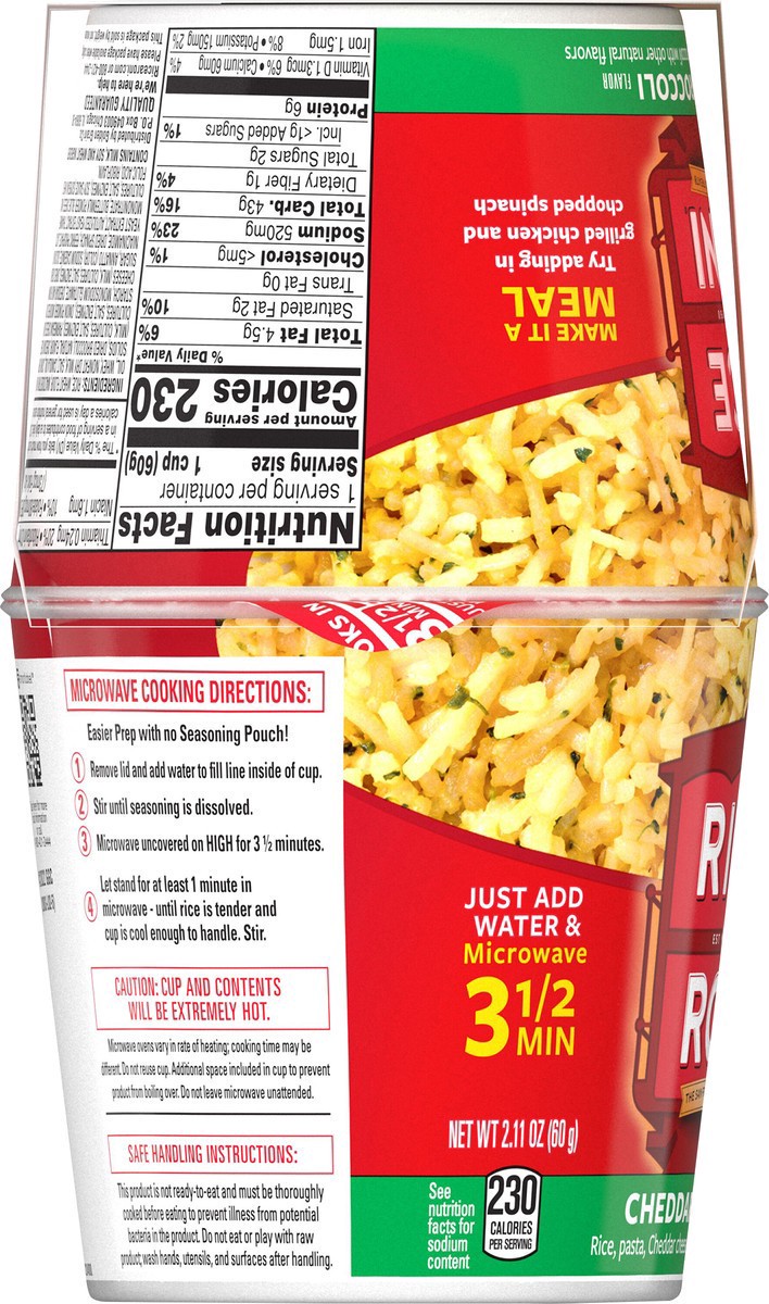 slide 9 of 10, Rice-A-Roni Rice, Cheddar Broccoli Flavor, Value Pack, 4 ct; 2.11 oz