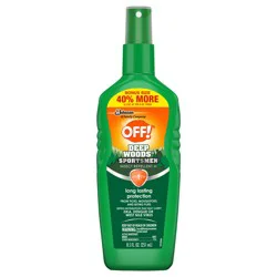 OFF! Sportsmen Deep Woods Insect Repellent II Spritz, Pump Application Bug Spray, 8.5 oz