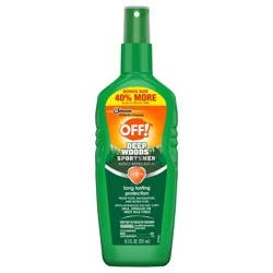 OFF! Sportsmen Deep Woods Insect Repellent II Spritz, Pump Application Bug Spray, 8.5 oz