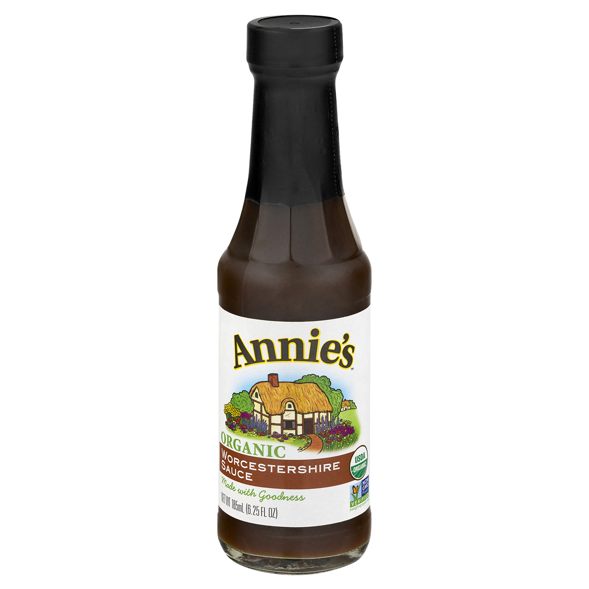 slide 1 of 1, Annie's Homegrown Organic Worcestershire Sauce, 6.25 fl oz