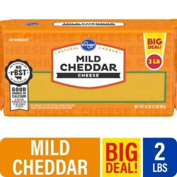 Kroger Mild Cheddar Cheese Bar