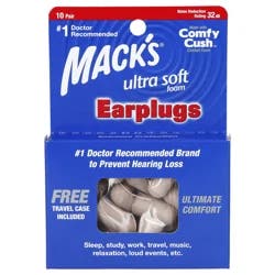 Mack's Ultra SafeSound Foam Earplugs