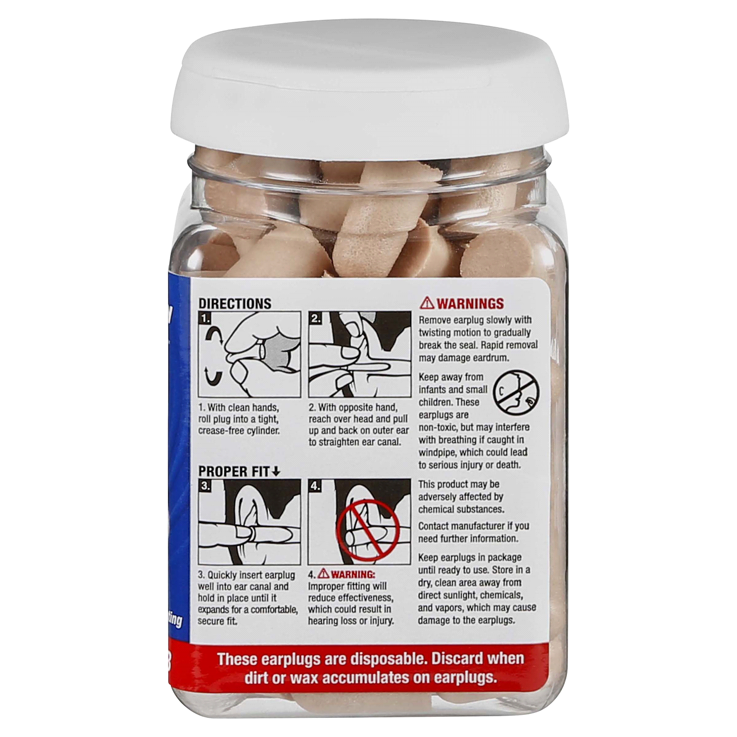 slide 2 of 2, Mack's Ultra Soft Foam Earplugs 50 pr, 50 pair