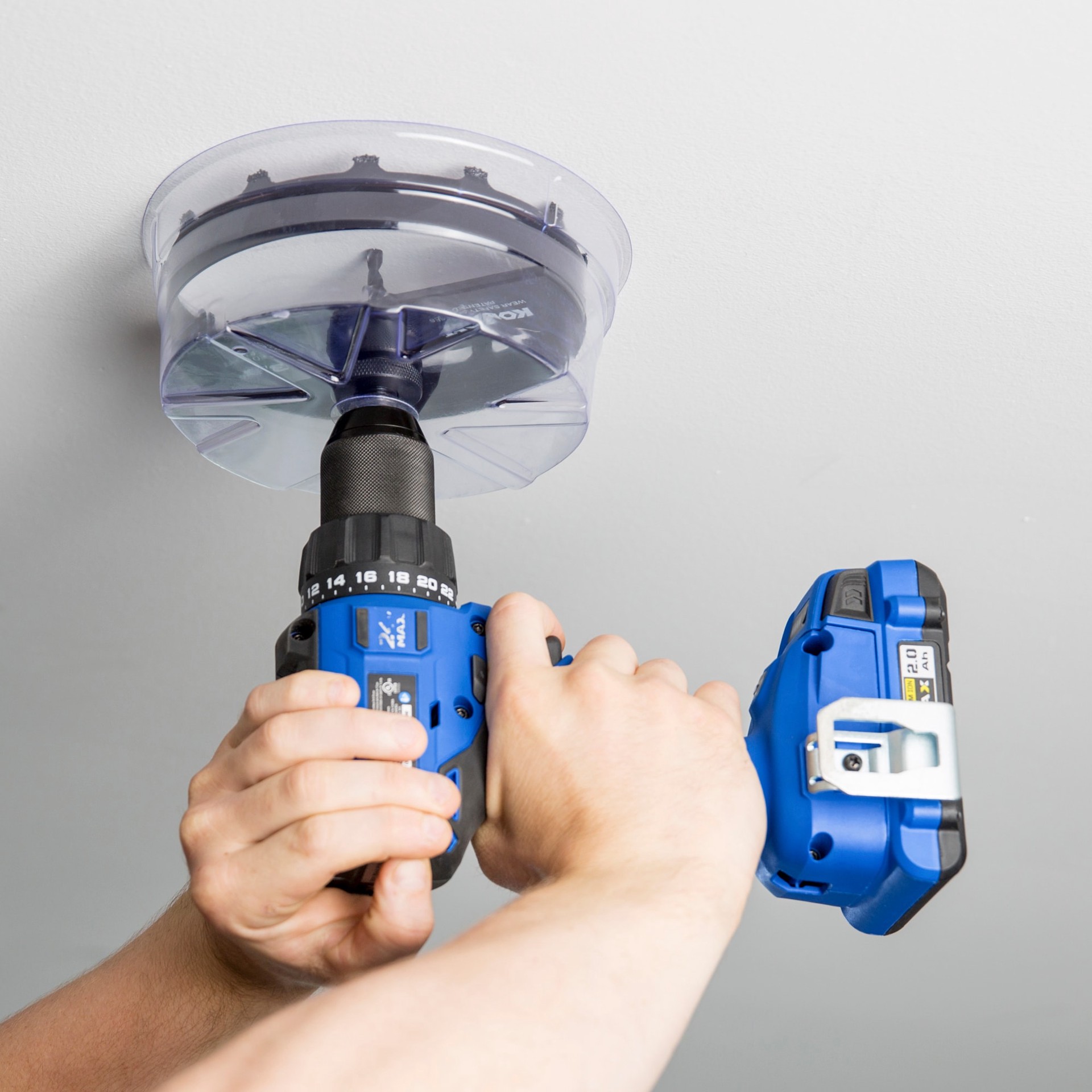 slide 3 of 6, Kobalt 6-3/8-in Carbide-grit Arbored Recessed lighting hole saw, 1 ct