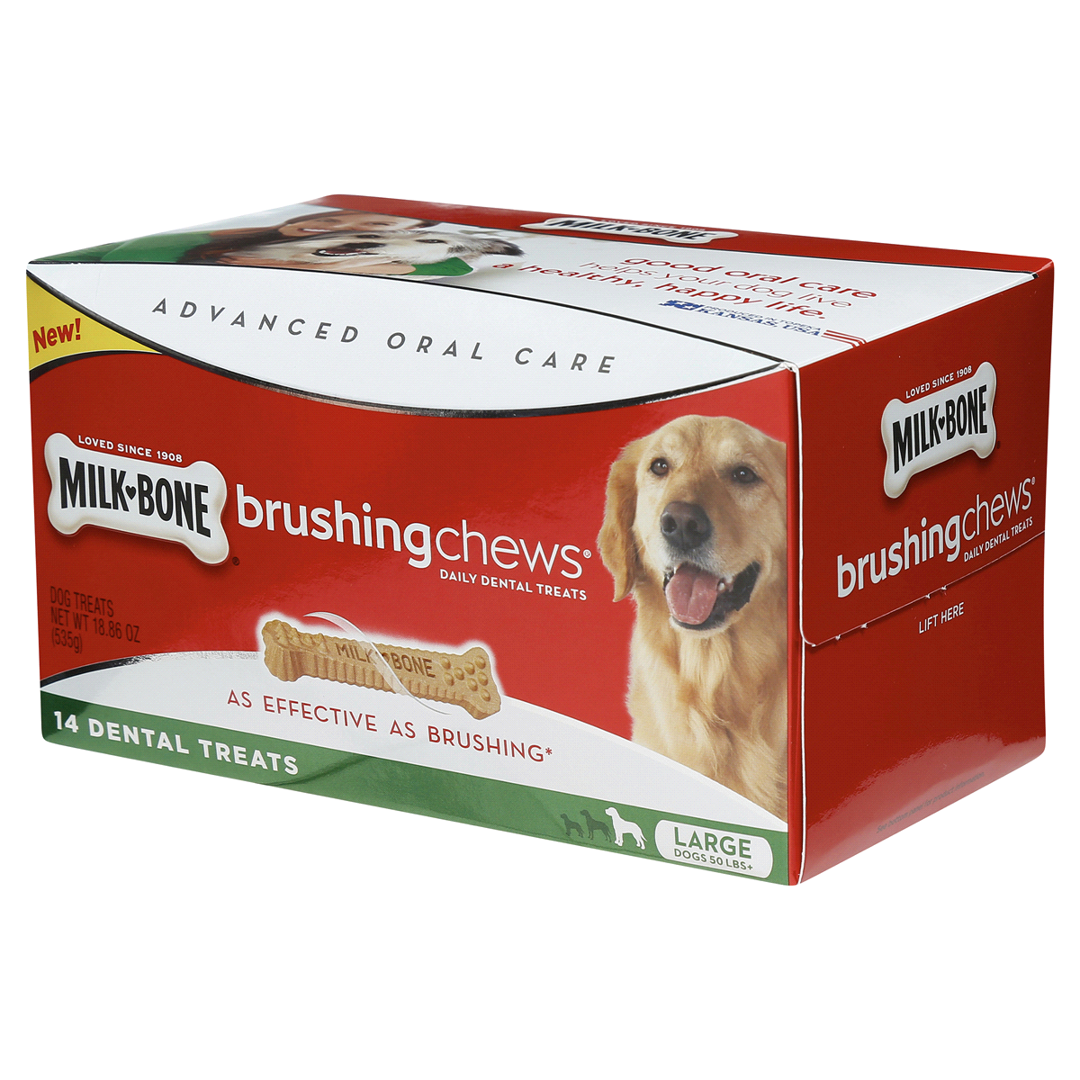 slide 6 of 8, Milk-Bone Brushing Chews Large, 18.8 oz