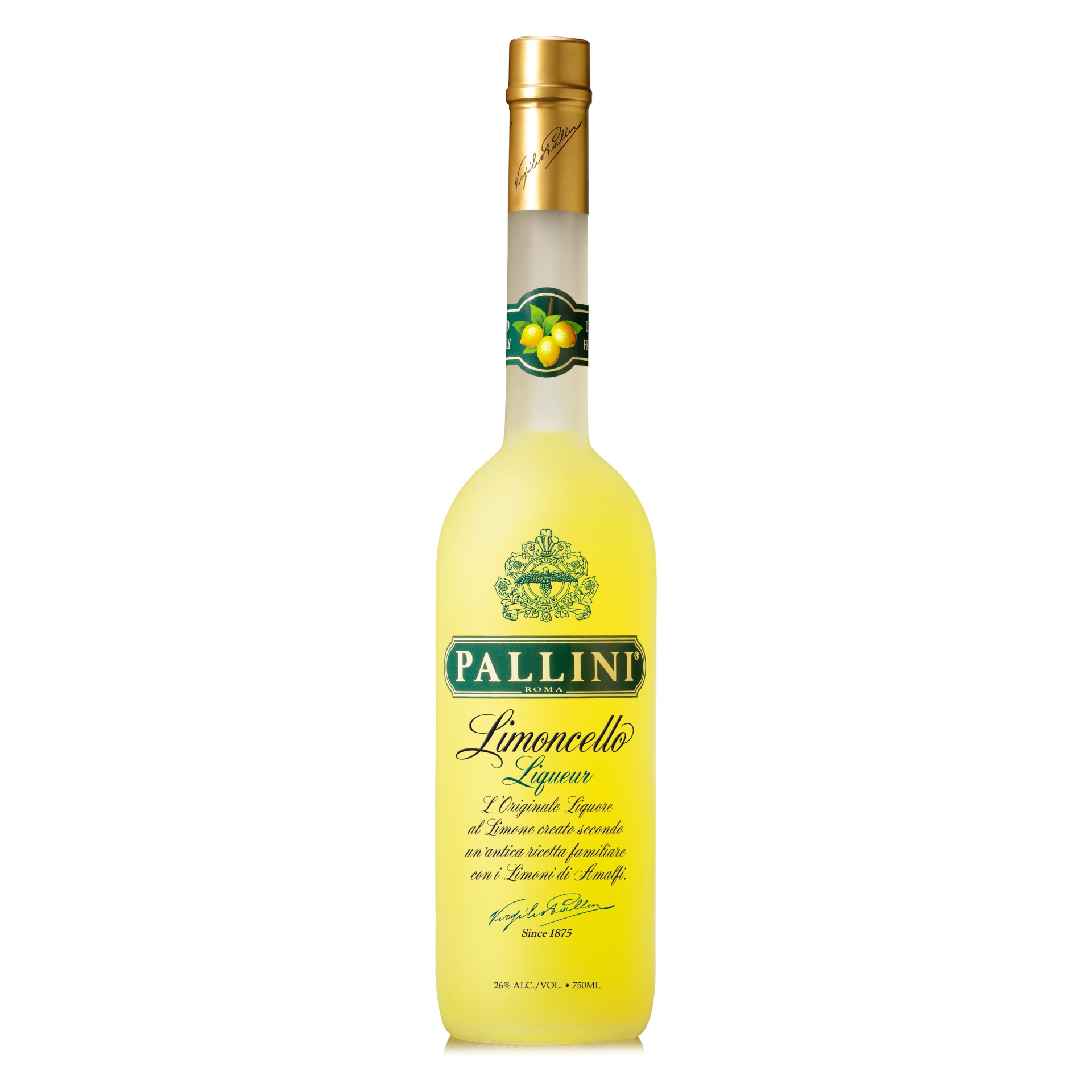 slide 1 of 1, Pallini Limoncello Liqueur Bottle, 750 ml
