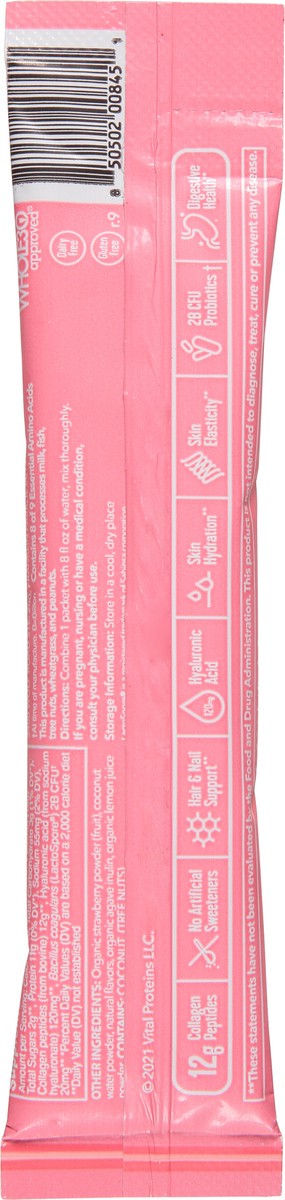 slide 11 of 12, Vital Proteins Strawberry Lemon Beauty Collagen 0.56 oz, 0.56 oz