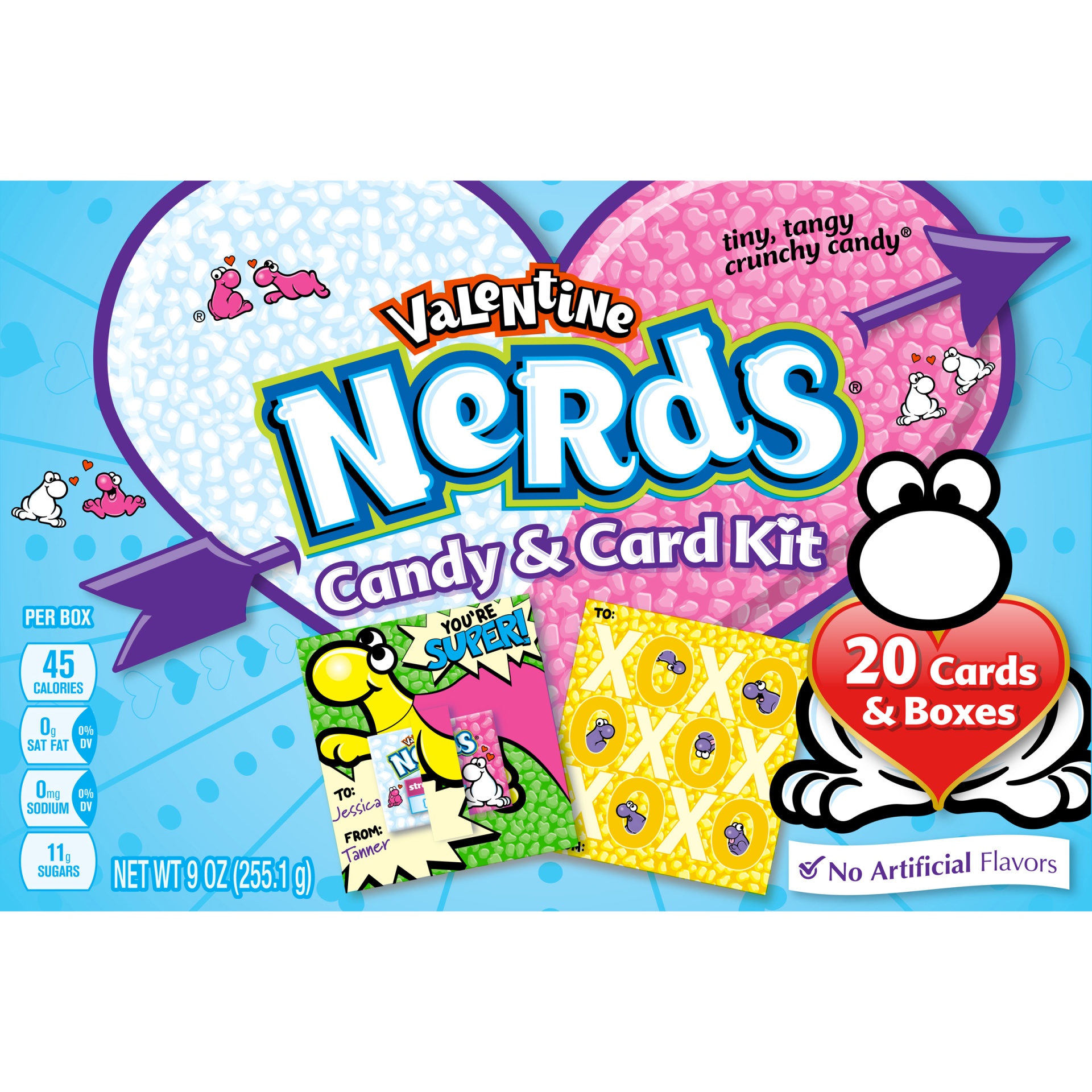 slide 8 of 8, WONKA Rainbow Nerds Candy N Cards Kit 20ct, 9 oz