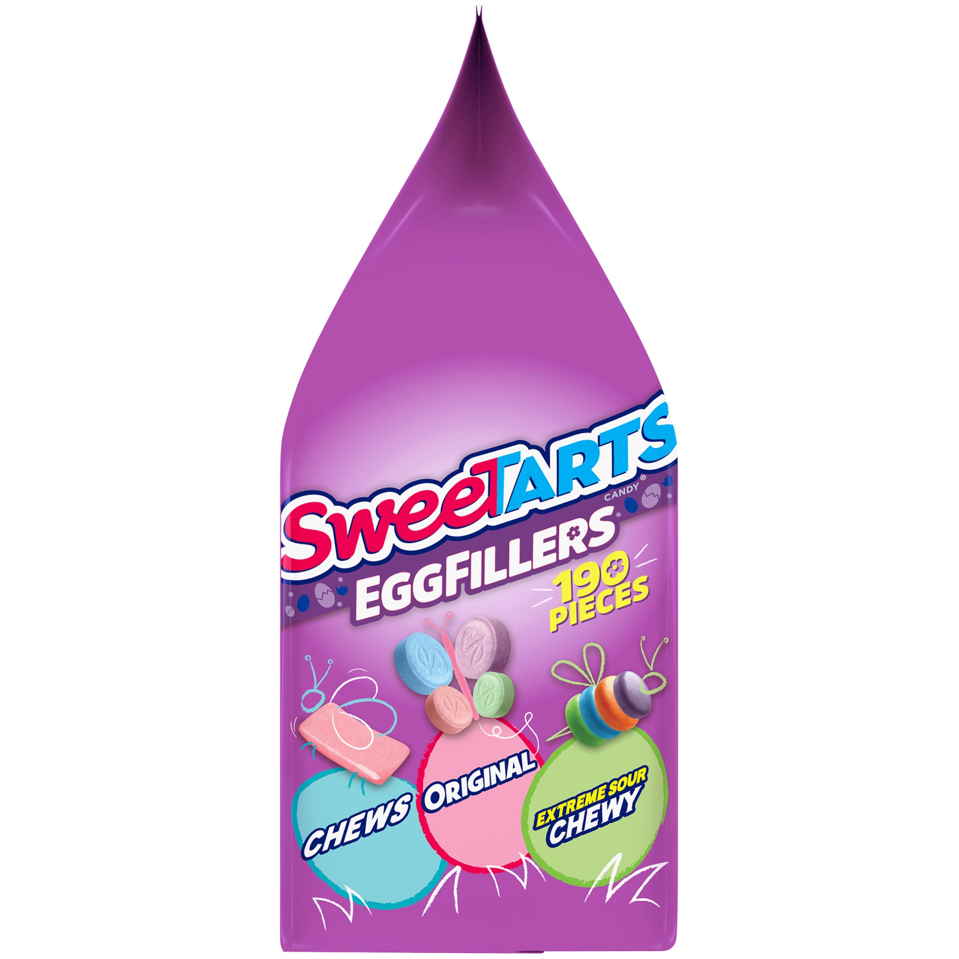 slide 4 of 8, SweeTARTS Easter Egg Fillers, 190 ct; 52 oz