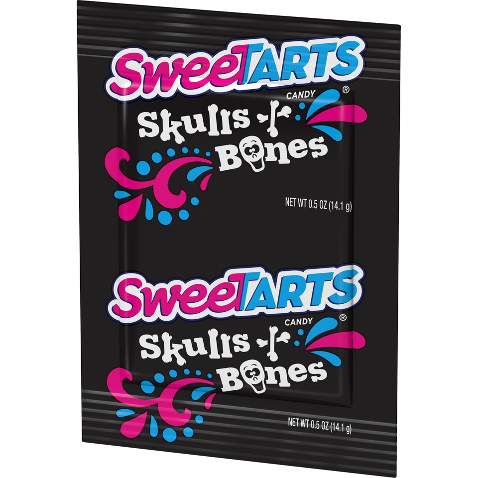 slide 3 of 8, SweeTARTS Skulls And Bones, 12 oz
