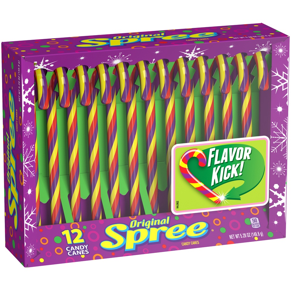 slide 4 of 8, Spree Candy Canes, 12 ct