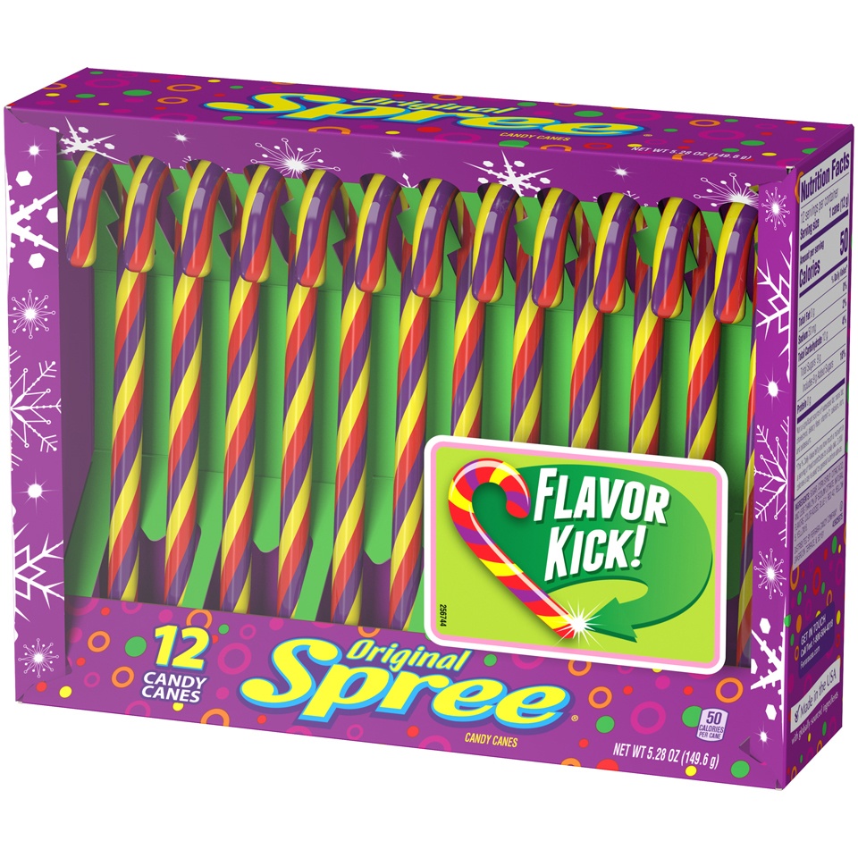 slide 5 of 8, Spree Candy Canes, 12 ct