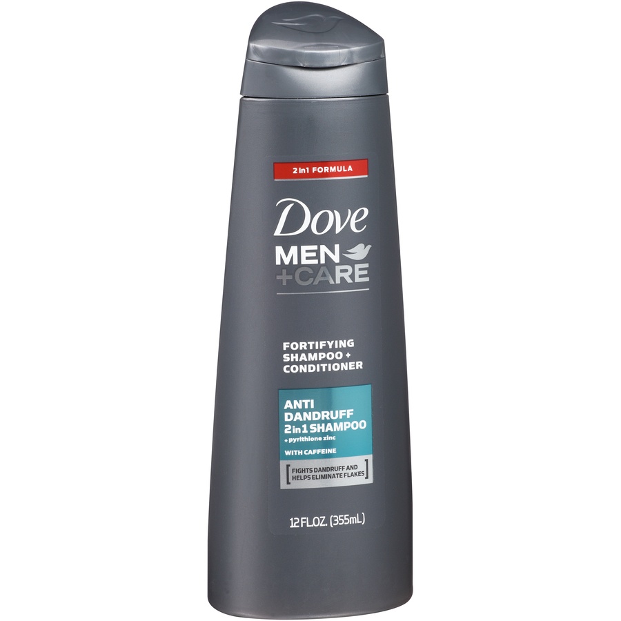 slide 5 of 6, Dove Men+Care 2 in 1 Shampoo And Conditioner Anti Dandruff, 12 oz