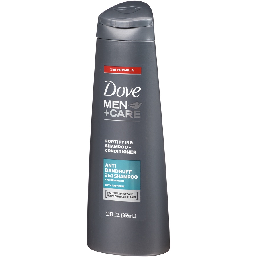 slide 2 of 6, Dove Men+Care 2 in 1 Shampoo And Conditioner Anti Dandruff, 12 oz