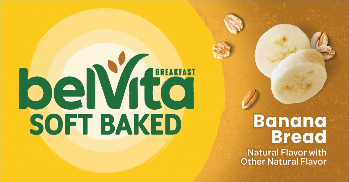 slide 9 of 9, belVita Soft Baked Banana Bread Breakfast Biscuits - 8.8oz/5ct, 5 ct; 8.8 oz