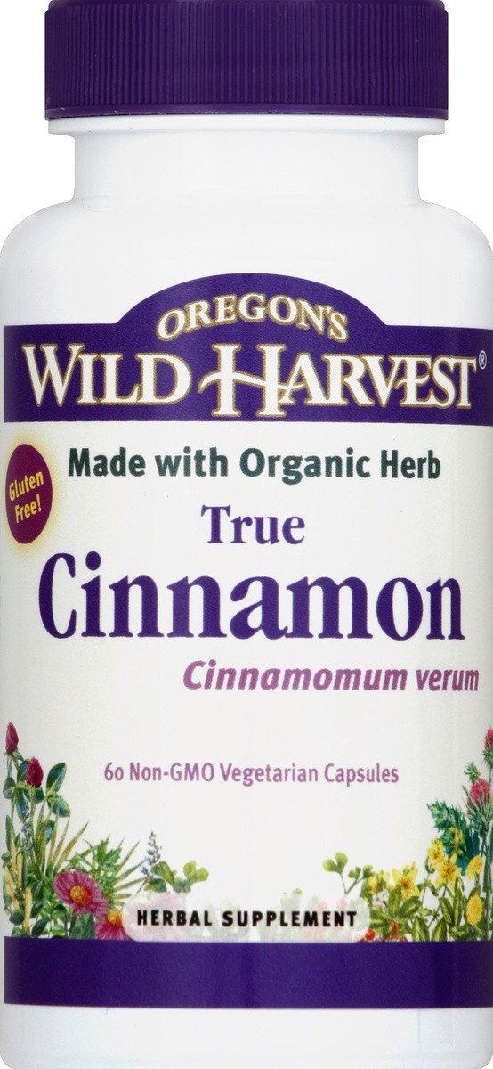 slide 2 of 2, Oregon's Wild Harvest Cinnamon 60 ea, 60 ct