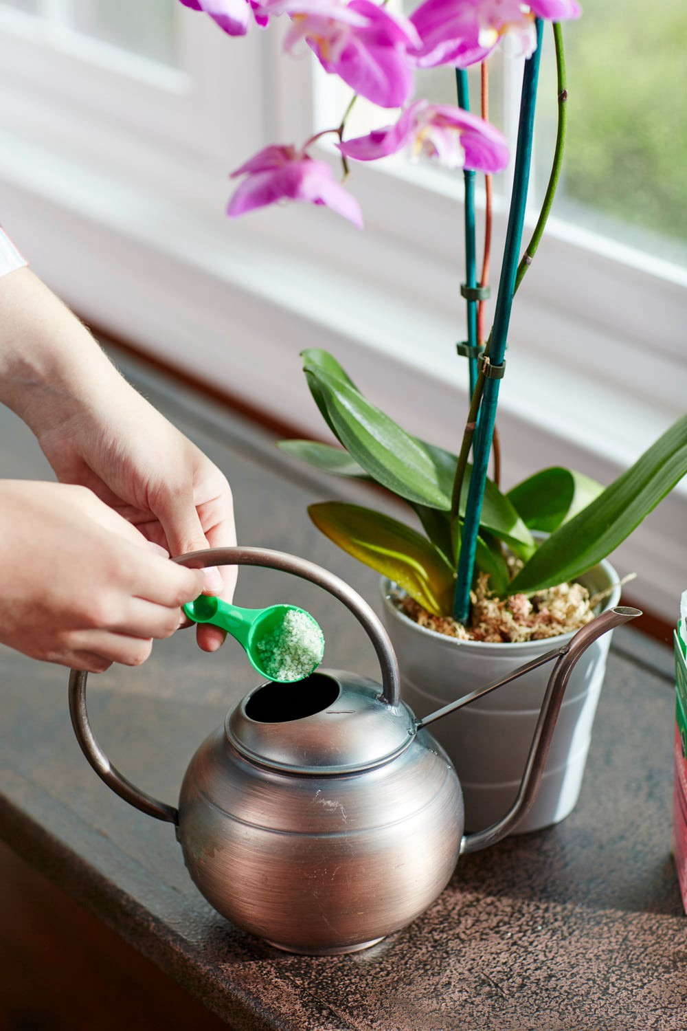 slide 4 of 6, Miracle-Gro Orchid Food 8-oz 30-10-10 Water-soluble Granules Indoor Plant Food, 1 ct