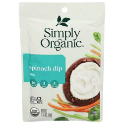 Simply Organics Spinach Dip Mix