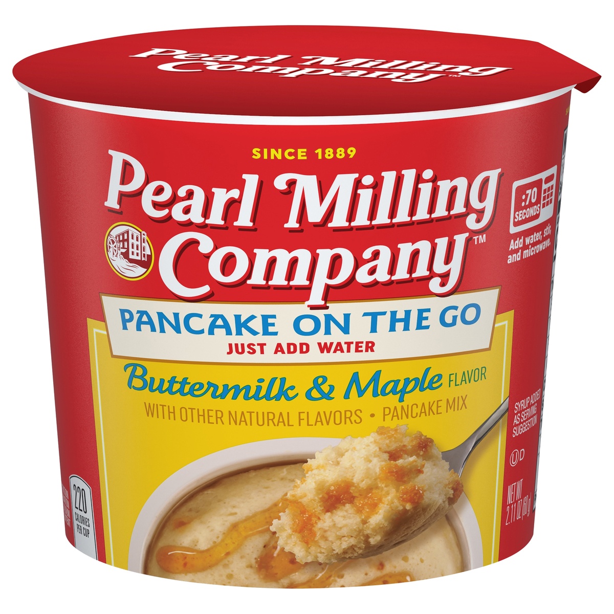 slide 1 of 6, Pearl Milling Company Pancake On The Go Buttermilk & Maple Pancake Mix, 2.11 oz