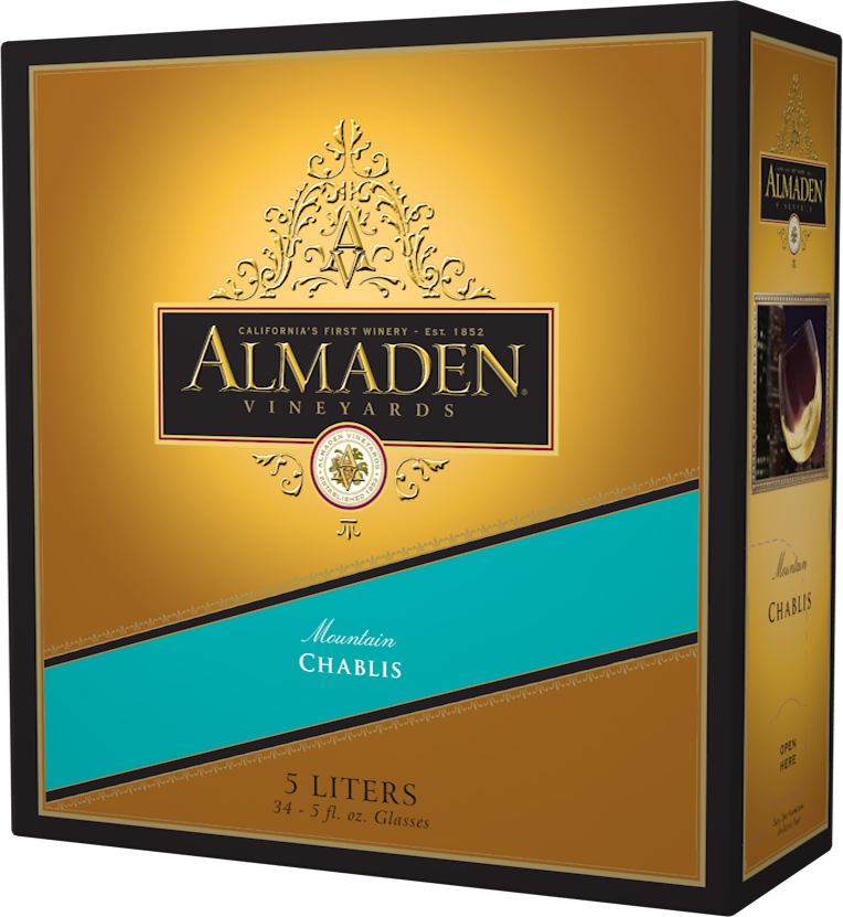 slide 1 of 3, Almaden Chablis White Wine, 5 liter