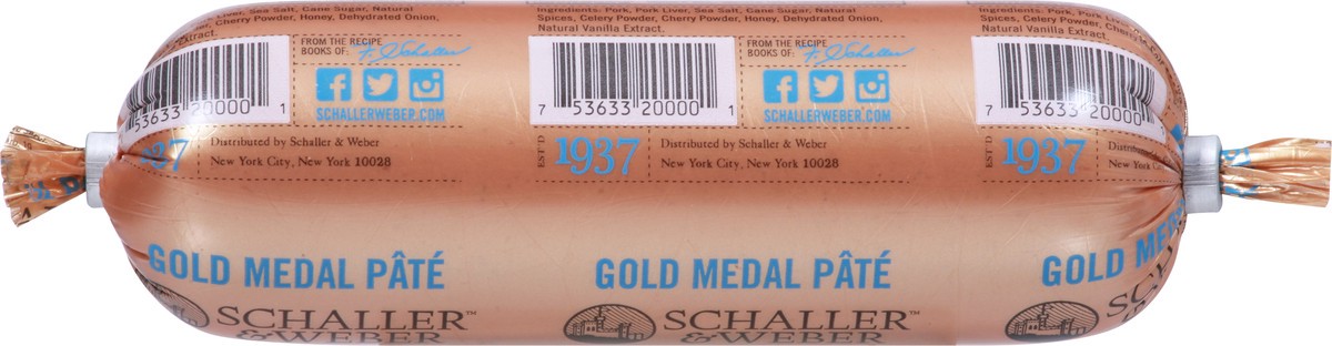 slide 10 of 11, Schaller & Weber All Natural Gold Medal Pate, 7 oz