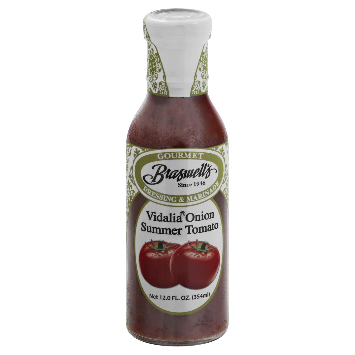 slide 1 of 10, Braswell's Vidalia Onion Tomato All Natural Dressing, 12 oz