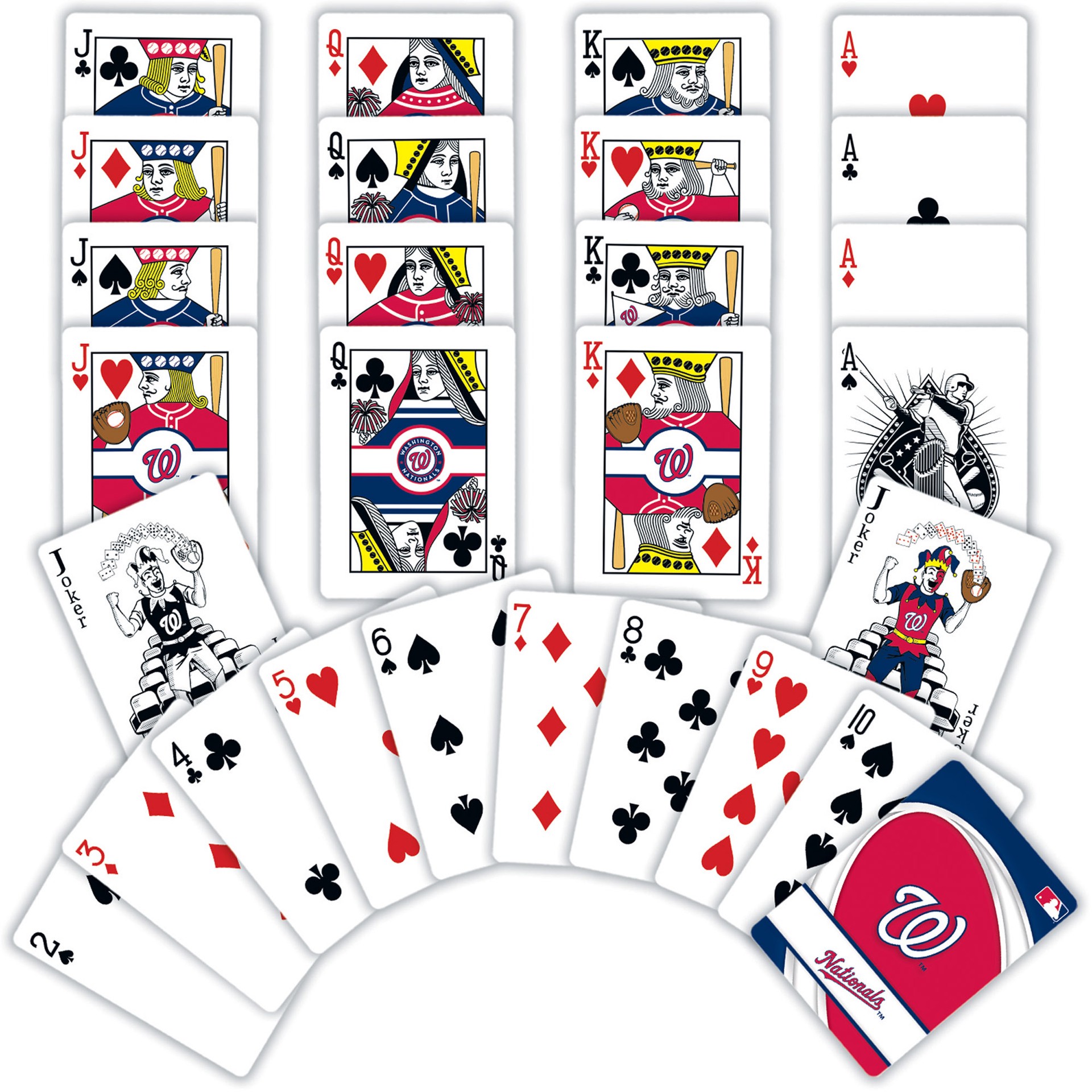 slide 2 of 4, MLB Washington Nationals Playing Cards, 1 ct