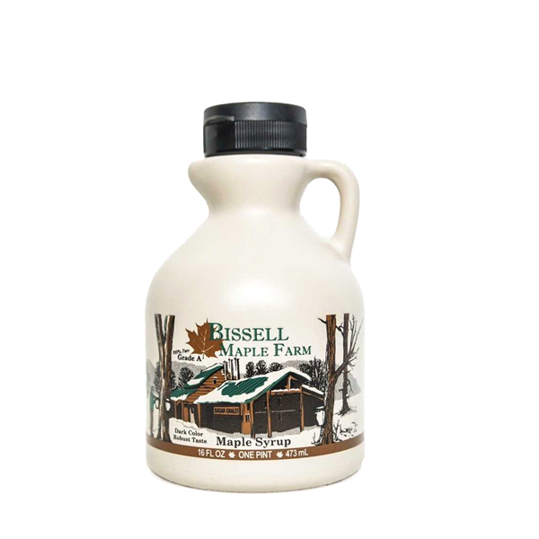 slide 1 of 1, Bissell Maple Syrup Pint jug, 16 oz