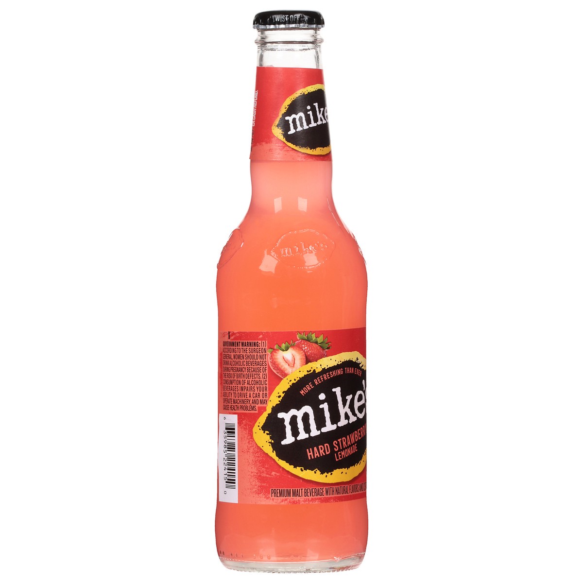 slide 8 of 9, Mike's Premium Hard Strawberry Lemonade Malt Beverage 11.2 fl oz, 11.2 fl oz