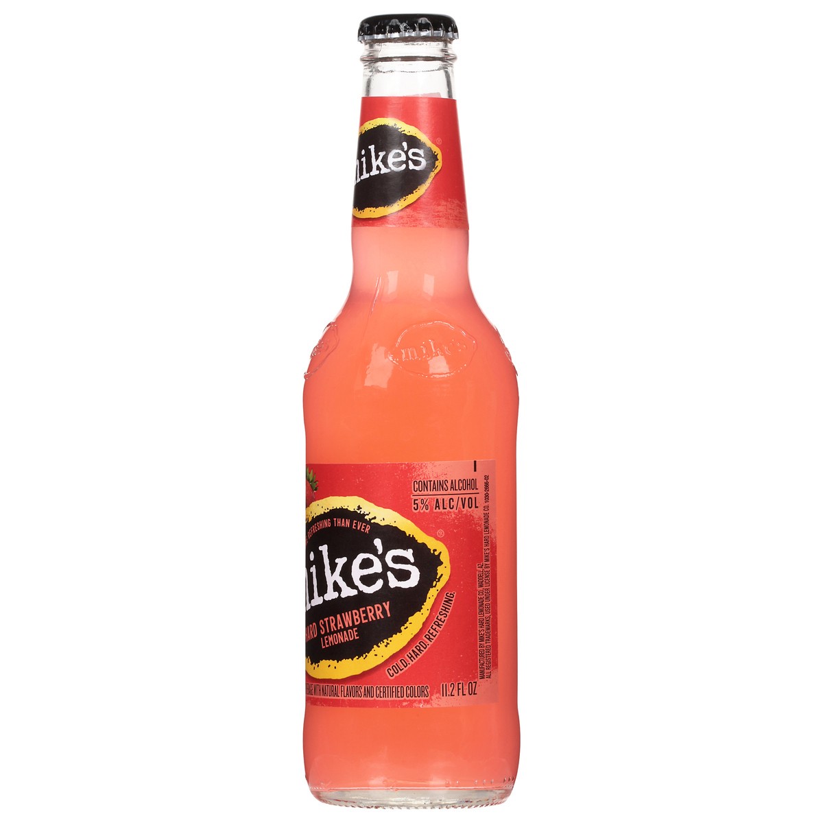 slide 6 of 9, Mike's Premium Hard Strawberry Lemonade Malt Beverage 11.2 fl oz, 11.2 fl oz