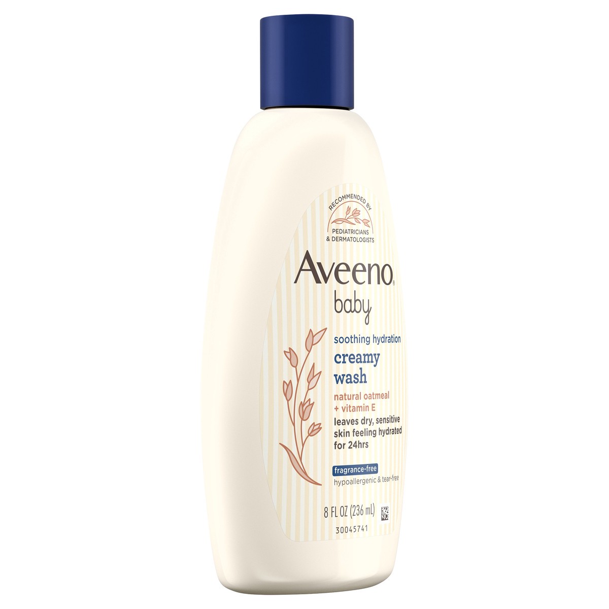 slide 3 of 7, Aveeno Baby Creamy Wash Hydrating, 8 oz