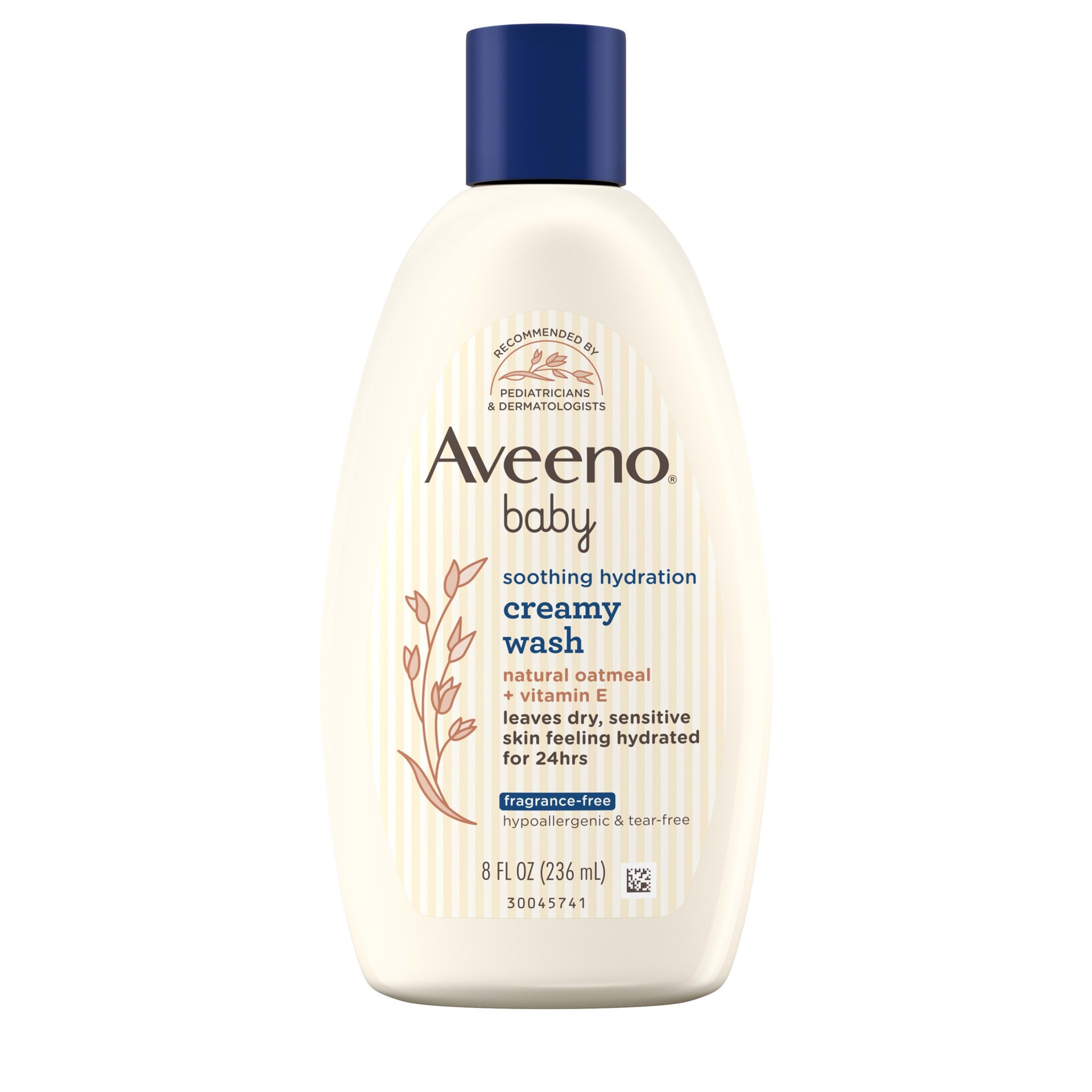 slide 1 of 7, Aveeno Baby Creamy Wash Hydrating, 8 oz