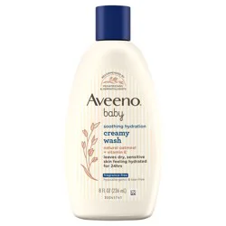 Aveeno Baby Soothing Hydration Creamy Wash, Natural Oatmeal, 8 fl. oz