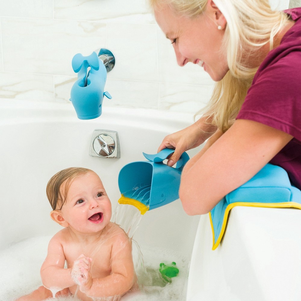 slide 3 of 5, Skip Hop Safety Moby Waterfall Bath Rinser, 1 ct