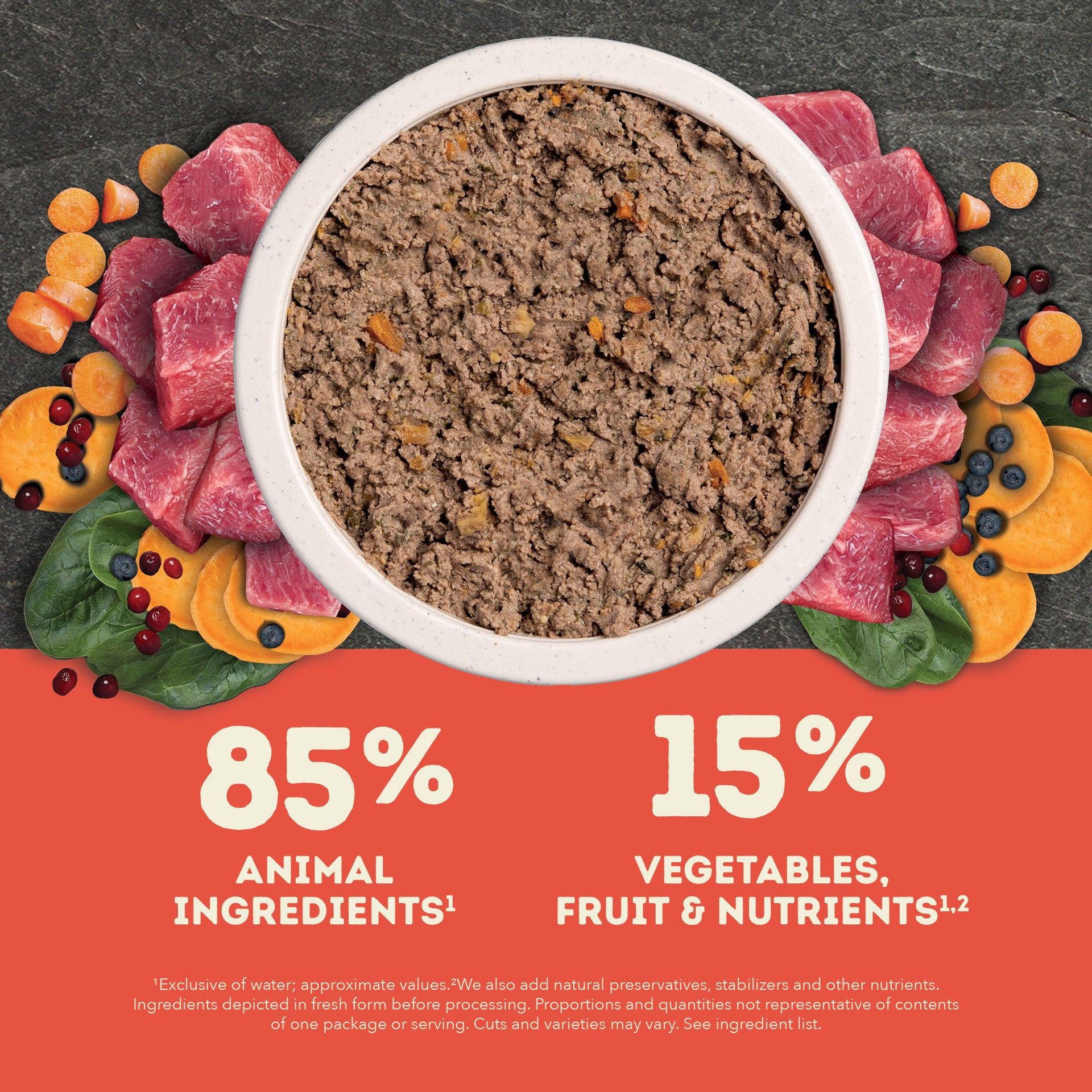 slide 2 of 2, ACANA PREMIUM PATE Beef Recipe Wet Dog Food, 12.8 oz., 1 ct