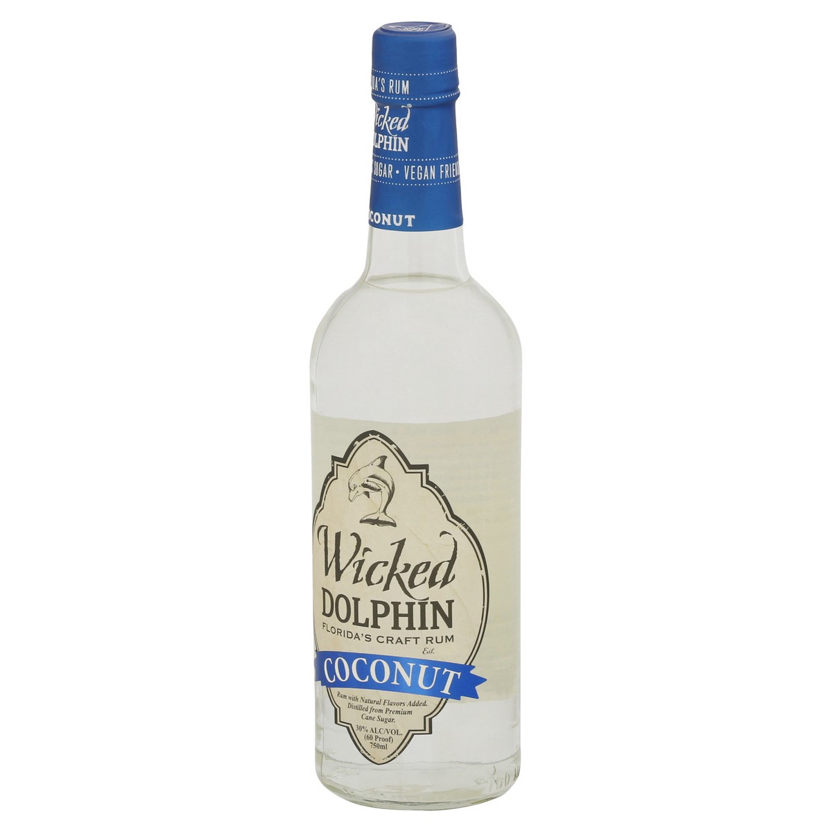 slide 8 of 9, Wicked Dolphin Coconut Rum Reserve, 750 ml