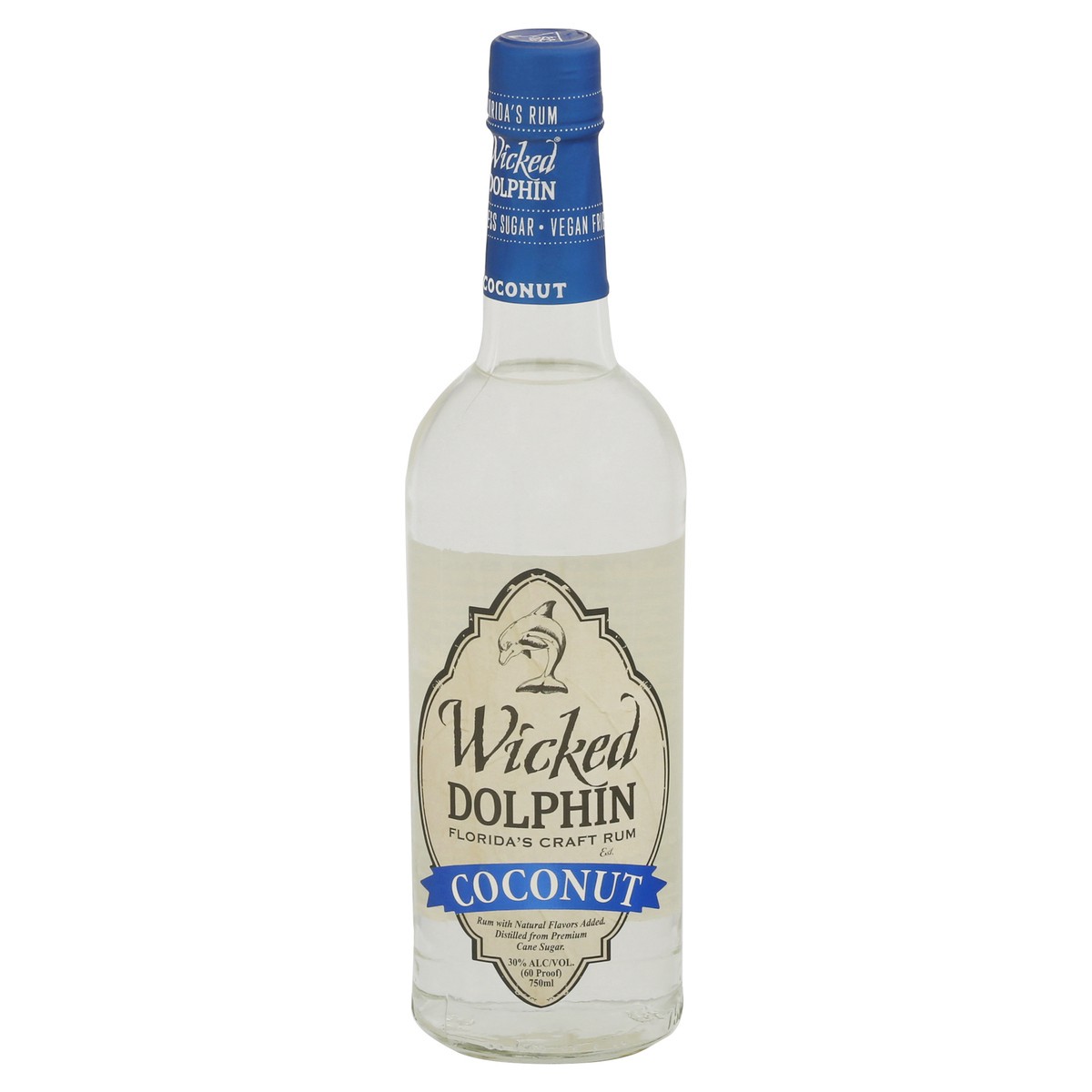 slide 1 of 9, Wicked Dolphin Coconut Rum Reserve, 750 ml