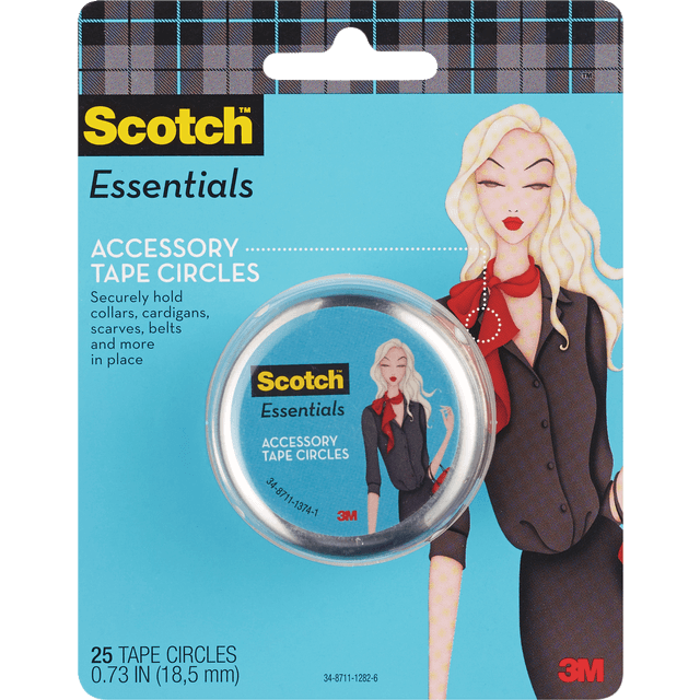 slide 1 of 5, Scotch Essentials Accessory Tape Circles, 25 ct