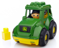 slide 2 of 25, Mega Bloks First Builders John Deere Lil' Tractor, 1 ct