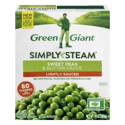 Green Giant Simply Steam Lightly Sauced Sweet Peas & Butter Sauce 10 oz
