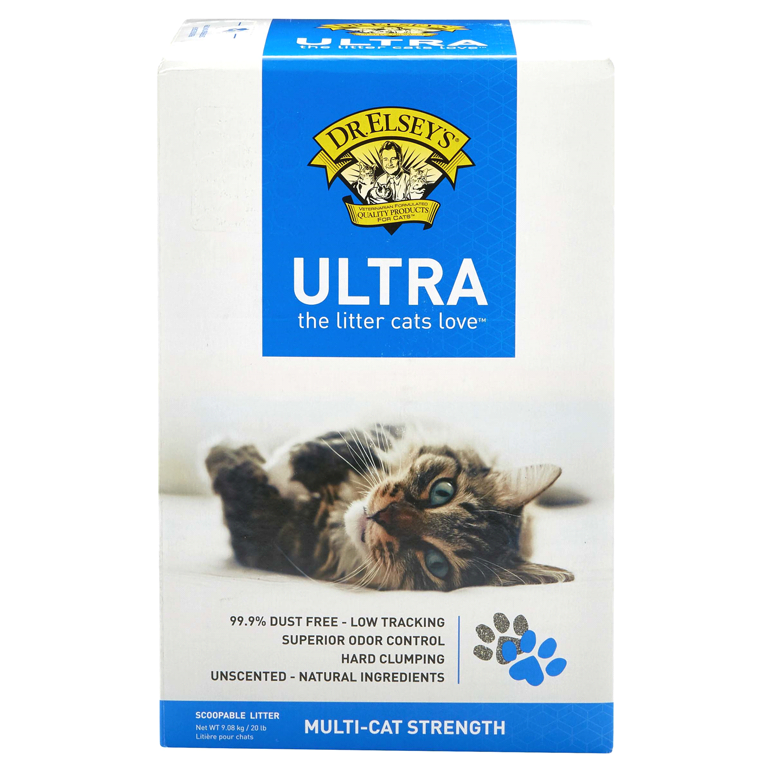 slide 1 of 2, Dr. Elsey's® Ultra Unscented Clumping Clay Cat Litter, 20 Lb., 20 lb